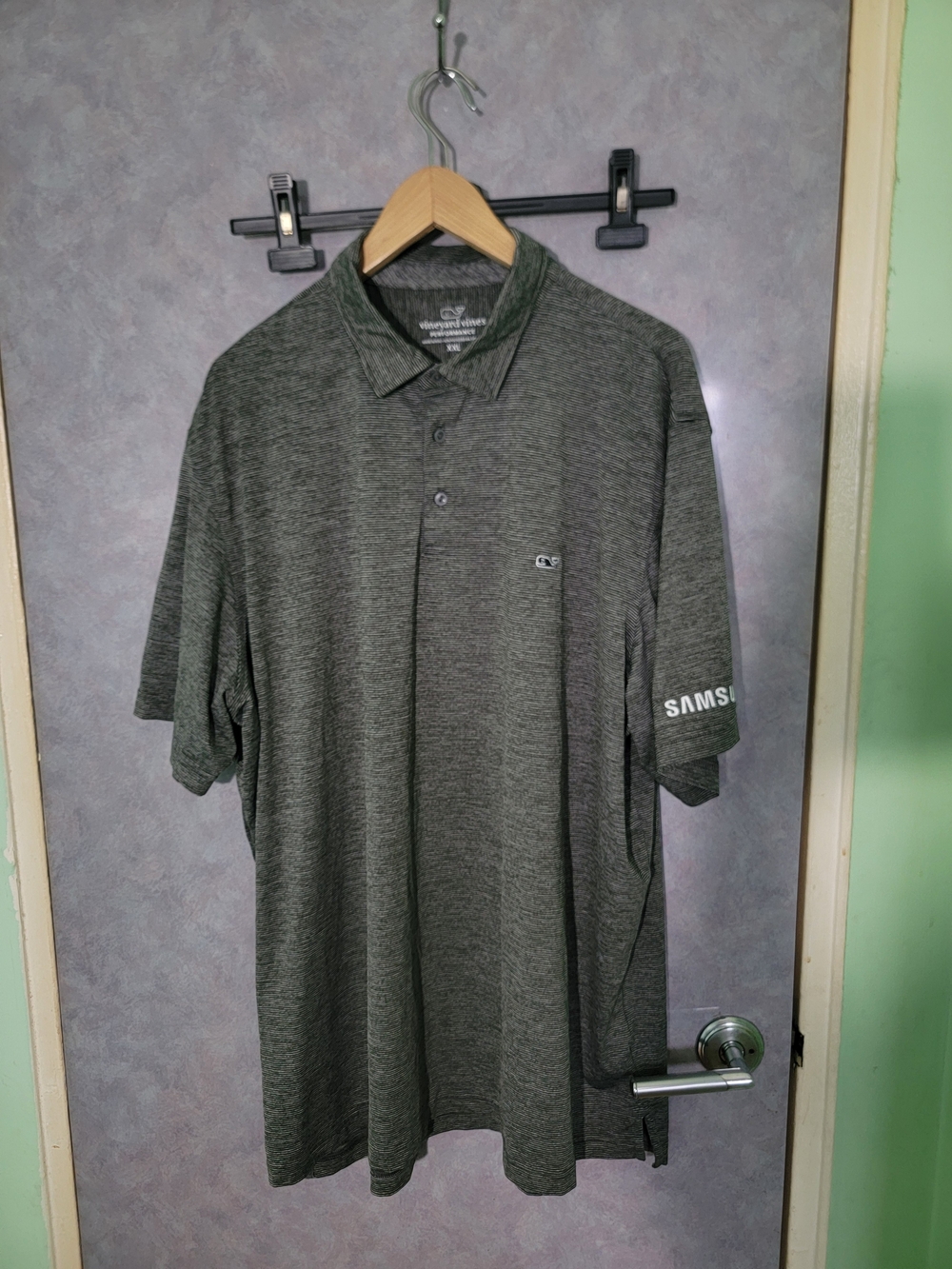 Vineyard Vines Gray Heather Men’s Polo